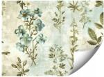 GIGAPRINT Vintage Stílusú Botanikai Nyomatokkal Ellátott Fotótapéta Hálószobába 150x105 (Z_botanicznymi_nadrukami_w_stylu_vintage)