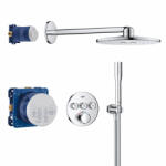 GROHE QuickFix Precision SmartControl falsík alatti termosztátos zuhanyrendszer, króm 1072450000 (1072450000)