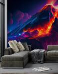 GIGAPRINT Öntapadós Fotótapéta Neon Vulkán Fantázia A Nappali Hálószobájába 200x140 (Neonowy_wulkan_fantazji)