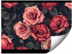 GIGAPRINT 3D Fotótapéta Piros-rózsaszín Rózsák A Nappali Hálószobájába 150x105 (czerwono-rozowych_roz)