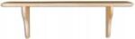 DREWMAX PK121 tömörfa polc (Fa színe: Dió) (pk121)