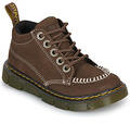 Dr. Martens Csizmák RAFFE MOC BOOT J LOW DARK BROWN TUMBLED NUBUCK Barna 28