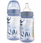 Canpol babies Bpa-mentes Széles Antikolt Palack 240ml Easy Start +0m (35/240_blu)