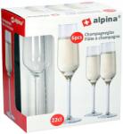 Alpina Sklenice Na Šampaňské Alpina 220ML 6KS (548)
