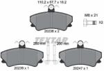 TEXTAR Fékbetét készlet TEXTAR 2023602 for RENAULT (2023602)