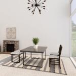 Asiatic kültéri műszálas szőnyeg monty black cream stripe mn03 - 80 x 150 cm