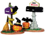 Lemax monster mailboxes s/2 Spooky Town 2014