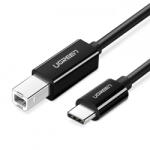 UGREEN Cablu Imprimanta UGREEN US241, USB-C - USB-B, 2m, Negru - gsmboutique