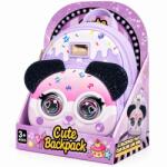 Flippy Rucsac Interactiv pentru Copii, Flippy, Model Catelus, Ochi Mobili, Functie de Clipire si Ras, Reactie la Atingere, Muzica, 27.8x21x14.5 cm, Mov (167030)
