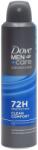 Dove Antiperspirant Spray Deodorant, Dove, 72 h, 250 ml Men+Care, Advanced Clean Comfort (66841)
