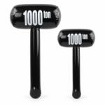Flippy Ciocan Gonflabil de Jucărie, Flippy, Model 1000 Tone, 63 x 34 cm, Negru (177340)