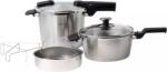 Fissler Oale sub presiune Vitaquick Premium 3, 5 l + 6 l cu inserție perforată și capac de sticlă (602-410-13-090/0)