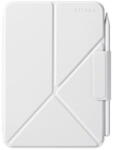 PITAKA Husa Pitaka MagEZ Folio 2, iPad Mini 6/ Mini A17 Pro Alb (FIM2402) - vexio