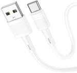 hoco. premium product Cablu Date Si Incarcare Hoco Victory Usb La Usb C, Compatibil Cu Samsung, Huawei, Xiaomi, Alb, Lungime 1M, X83 (6931474770912)