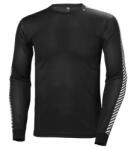 Helly Hansen HH Lifa Stripe Crew férfi funkcionális póló L / fekete