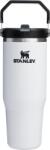 STANLEY Tumbler Flip Straw 2.0 890 ml thermo bögre fehér/fekete