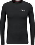 Salewa Cristallo Warm Amr M L/S Tee. férfi póló XL / fekete/szürke