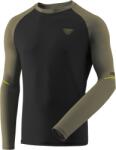 Dynafit Alpine Pro M L/S Tee férfi funkcionális póló M / zöld/fekete