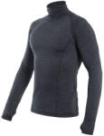 Sensor Merino Bold Roll Neck hosszú ujjú férfi funkcionális póló XL / sötétszürke
