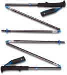 Black Diamond Distance Z Poles túrabot Bot hossza: 130 cm / fekete/kék