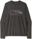 Patagonia M's L/S Cap Cool Daily Shirt - Stratapeaks férfi póló S / fekete