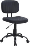 TopMebel Офис стол Romano TopMebel от PU кожа в черен цвят 46x53x79/86cm