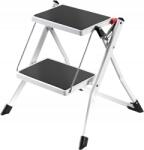 MSW Összecsukható létra Msv 2 lépcsőfok csúszásgátló 150kg Blanco rozsdamentes acél