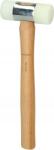 KS TOOLS Nylon kalapács lapos fej Hickory acél nyél 340g (140.5212)