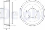 DELPHI Tambur frana DELPHI BF512 (BF512) - automobilus