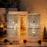  Lampionok fehér 2db vintage lámpák nappali hálószoba dekoráció terasz (spIwq13REBQ)