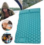  Felfújható Kemping Matrac, Alvószőnyeg, Önfelfúvódó Matrac (nylon 40D PODWÓJNA MATA DO SPANIA)