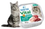 Gold Dog Nedves macskaeledel Gold Cat Vital Csirke Marha Vaddisznó 100g darált