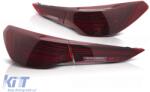 KITT OLED hátsó lámpa BMW 4 F32 F33 F36 M4 F82 F83 (2013-03.2019) modellekhez, piros-füst, dinamikus irányjelző (TLBMF32M4RS)