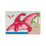 MomKi PUZZLE DIN LEMN PTERODACTIL, 8 PIESE (MKT79371) - vexio Puzzle