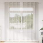 Pure Line Home Пердета от воал в цвят слонова кост с метални халки, 2 бр