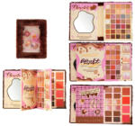 Kevin&Coco Paleta Machiaj Profesionala KEVIN COCO Chocolate Fuzzy Collection, 76 Culori, Trusa Completa pentru Ochi si Fata, Farduri Mate si Sidefate, Blush, Iluminator si Contur, cu Oglinda, Pigmentare Intens