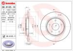BREMBO Disc Frana 08. N123.11 Chrysler Voyager V Dodge Journey/Nitro Fiat Freemont (08.N123.11)