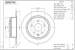 AISIN B6R074S - Disc frana - AISIN-B6R074S (AISINB6R074S)