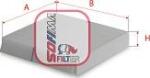 Sofima S 3523 C - FILTRU AER POLEN - compatibil Mercedes - Sofima-S 3523 C (SOFIMAS3523C)