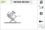 VALEO 851032 - Mecanism actionare geam - Regulator geam Fata stanga electric. fara motoras. numar de usi. 4 RENAULT MEGANE II. MEGANE III 10.03 - 03.17 - VALEO-851032 (VALEO851032)