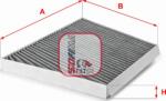 Sofima S 4133 CA - FILTRU. AER HABITACLU - compatibil Mercedes - Sofima-S 4133 CA (SOFIMAS4133CA)