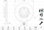 Bosch 0 986 479 E49 - Disc frana - BOSCH-0 986 479 E49 (BOSCH0986479E49)