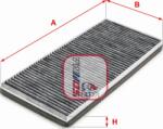 Sofima S 4281 CA - Filtru, aer habitaclu - FILTRU AER POLEN CARBON ACTIV - compatibil Mercedes-Benz - Sofima-S 4281 CA (SOFIMAS4281CA)