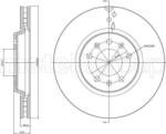 Ferodo DDF1942C - Disc frana - SET DISCURI FRANA - compatibil Opel - Ferodo-DDF1942C (FERODODDF1942C)