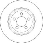 TRW DF4907S - DISC FRANA - compatibil Chrysler. Lancia. Dodge - TRW-DF4907S (TRWDF4907S)