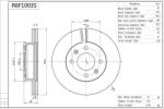 AISIN R6F1003S - Disc frana - AISIN-R6F1003S (AISINR6F1003S)