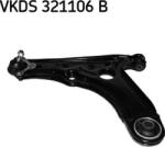 SKF VKDS 321106 B - Brat, suspensie roata - Brat suspensie fata stanga fata SEAT AROSA. VW LUPO I. POLO 1.0 - 1.9D 05.97 - 07.05 - SKF-VKDS 321106 B (SKFVKDS321106B)