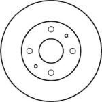 TRW DF4887 - DISC FRANA - compatibil Daihatsu. Subaru. Toyota - TRW-DF4887 (TRWDF4887)