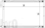 Loro 038-016-0011 - Condensator, climatizare - Loro-038-016-0011 (LORO0380160011)
