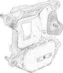 VAG 4M0399153AE - Suport motor - TAMPON POSTERIOR CUTIE VITEZE - O. E. VAG - VAG-4M0399153AE (VAG4M0399153AE)